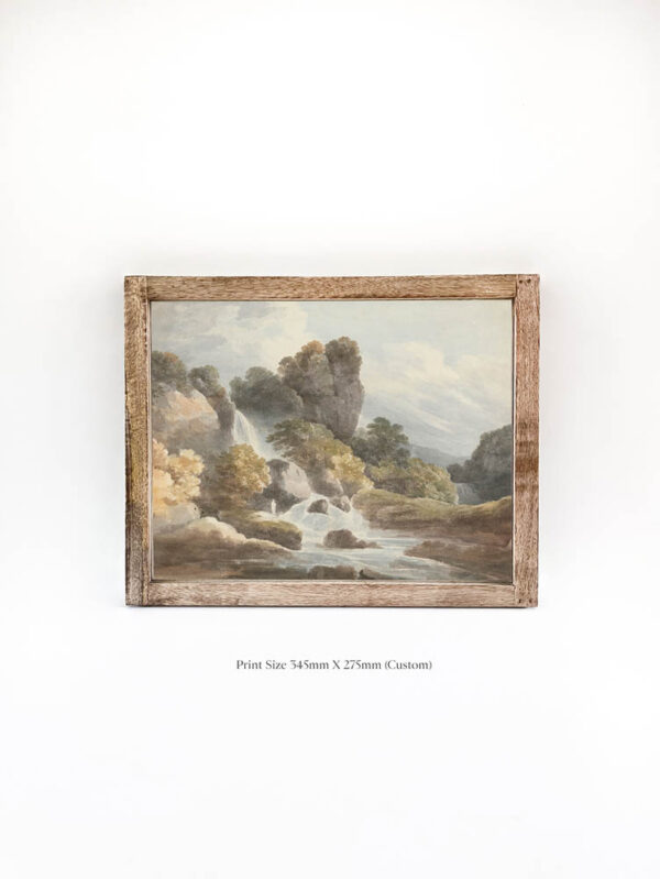 Art Prints Vintage Waterfall